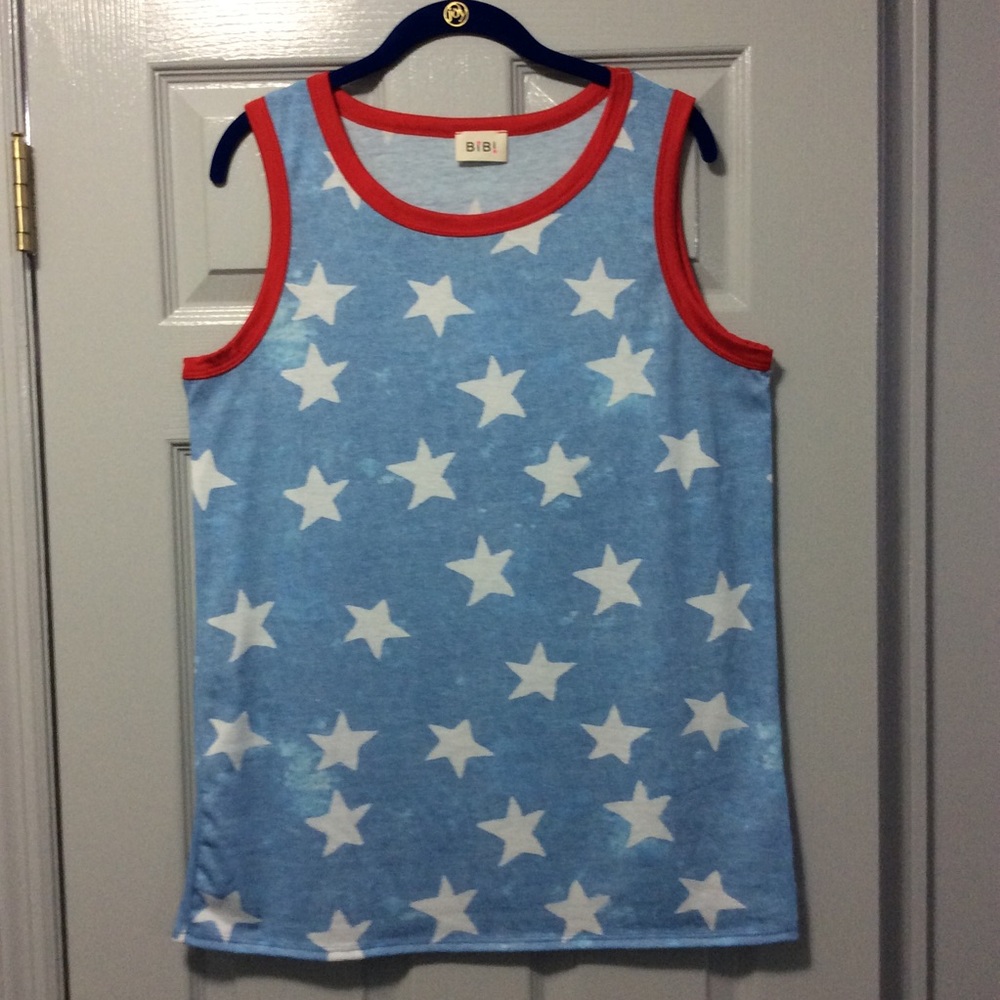New Just In ⭐️ Star Print Sleeveless Top - Picture 2 of 6